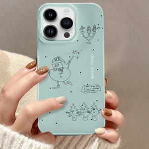 TEMU 창의적이고 귀여운 만화 패턴 소재 폰 케이스, 아이폰 16/15/14/13/12/11/7/8/플러스/프로/프로맥스/미니/XMAX XR X/XS/se 2/se3 모두 포함된 밝고 현실적인 패턴 폰 케이스