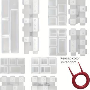 TEMU 6개/1세트 키캡 실리콘 몰드 키캡 실리콘 몰드 레진 캐스팅 몰드 DIY 키보드 실리콘 몰드 에폭시 레진 몰드 캐스팅 키트 체리 메카닉 키보드 Mx용(키 풀러 포함)|키캡|키캡