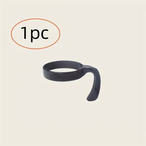 TEMU 1개 블랙 미끄럼 방지 여행 컵 홀더 핸들 - 30온스 이상 텀블러용 인체공학적 디자인, 트레일, 시크, 예티, 오작에 적합 - 안전한 그립과 쉬운 다루기 위한 내구성 있는 ABS 소재, 여행 컵 액세서리 | 세련된 컵 디자인 | 내구성 있는 ABS 손잡이, 텀블러용 컵 핸들