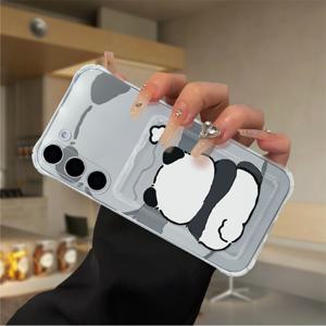 TEMU 커플용 투명 카드 홀더 모바일 폰 케이스, 삼성 갤럭시 A 22 23 33 42 51 52 53 71 72 73 S 20 FE 21 플러스 22 프로 23+ 24울트라 4G 5G 12 13 14에 적합, 달콤하고 멋진 고급스러운 심플한 안티-낙하 내구성 사진 유명인 같은 스타일