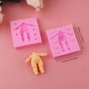 TEMU 2pcs/set 실리콘 폰단 도마, 초경량 도자기 몸체 도마, 피규어용, 컵잼 도마