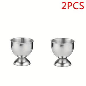 TEMU 2/5/8개 유럽 스타일 스테인리스 스틸 계란 컵 및 스탠드 세트, 부활절 봄 학교 시즌 선물용 주방 도구 - 삶은 달걀 거치대, 유럽식 계란 트레이, 실용적인 계란 랙, 식탁용 미니 테이블웨어