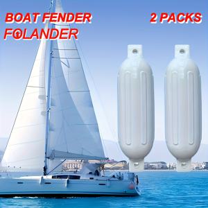 TEMU 2팩 블루 PVC 마린 보트 펜더 - 스크래치, 마모 및 충격 손상 방지용 내구성 있는 요트 펜더, 다양한 사이즈 (G1/G2/G3), 보팅 액세서리