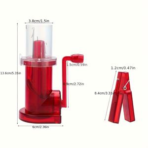 TEMU 1세트 쉬운 위버 뜨개질 도구, 휴대용 손 로프 니팅 기계, 핸드 스풀 니터 DIY 공예 팔찌 직조 도구, 재봉 보관함