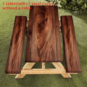 TEMU 3개의 피크닉 테이블 커버 세트, 