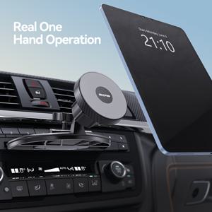 TEMU OHLPRO 안정성 보장 마그네틱 자동차 태블릿 홀더 - 360° 무선 아이패드 홀더, 자동차, 트럭, RV용 - 아이패드 프로 12.9, 갤럭시 태블릿, 파이어 HD 10, 아이패드 미니 에어, 태블릿, 자동차 마운팅 | 현대 자동차 마운팅 | 안정적인 태블릿 홀더, 태블릿 마운팅