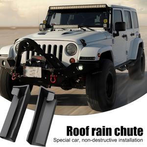 TEMU 2pcs 자동차 루프 비누기, 자동차 창문 비누 커버, for JEEP for Wrangler JK JL 액세서리 2018-2022용 호환, ABS, 긁힘 방지 및 내마모성, 자동차 루프 비누 디플렉터 수정 액세서리 (검정색)