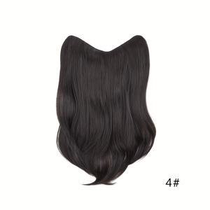 TEMU 16인치 웨이브 컬 false hair extension, 4개의 작은 클립, 일상적인 외출에 필수적인