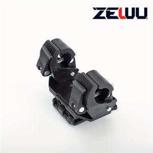 TEMU 전술 조절 Molle 클립 스틱 홀더 (퀵 릴리스 메커니즘 포함) - 헤비 듀티 ABS 구조, 다기능 생존 도구 (야외 생존, 사냥, 낚시용) - 검, 칼, 망치 호환 - 벨트 부착 포인트