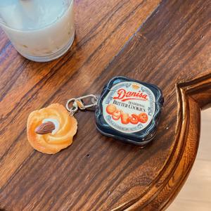 TEMU Airpodspro/pro2 이어폰 케이스, Airpods1/2nd Generation 3rd Generation 4th Generation 헤드폰 보호자에 적합한 간단한 쿠키