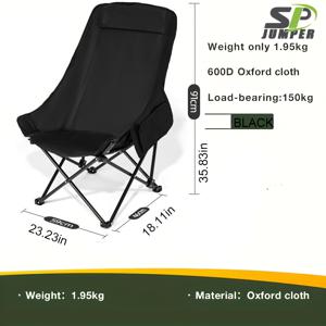 TEMU SPDJUM퍼 헤비듀티 접이식 캠핑 의자 휴대용 가방 포함 - 경량 컴팩트 접이식 의자, 튼튼한 프레임, 베이지색 야외 의자 (캠핑, 해변, 낚시, 여행용) - 크리스마스, 어머니날, 발렌타인데이, 추수감사절 선물 추천, 바디웨이트 지원, 내구성 있는 패브릭, 접이식 디자인, 낚시 장비, 휴대용 좌석, 강화 지원, 접이식 의자|캠핑의자|접이식의자