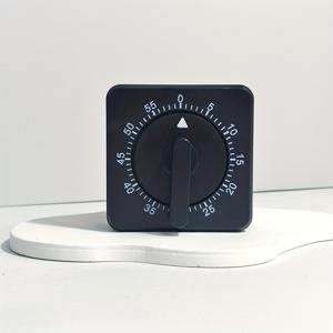 TEMU 1개 작은 사각 펜듈럼 타이머, 60분, 기계식, 전기 필요 없음, 학생용, 사무실용, 주방용 - 내구성 있는 플라스틱, 주방 타이머 | 현대적인 타이머 | 내구성 있는 플라스틱 타이머