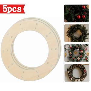 TEMU 5개 나무 가든 더블 로우 구멍 DIY 페인팅 장식 홈 장식 생일 결혼식 파티 정원 장식 축제 매달린 장식 크리스마스 새해 추수 감사절 할로윈 장식 - 매달린 장식