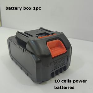 TEMU 1개 호환 가능한 마키타 브랜드 헤비듀티 쉘 전기 렌치 케이스 - 10단 내구성 플라스틱 배터리 커버 (브래킷/버튼/스프링 세트 포함), 전기 기술자, DIY, 전문가용 & DIY용 (기능 없음)