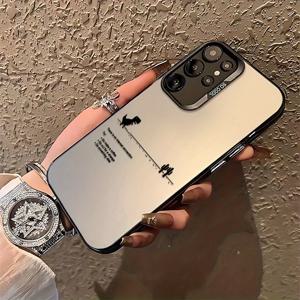 TEMU 심플 카툰 공룡 디자인 삼성 갤럭시 S25, S24, S23, S22, S20 FE 울트라 플러스 4G/5G용 안티드롭 매트 백 커버|S21케이스