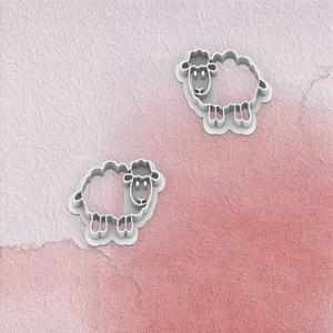 TEMU 2개 세트 귀여운 양 폴리머 클레이 커터 | 할로윈, 데이 오브 더 데드, 추수감사절을 위한 독특하고 스타일리시한 보석 만들기 키트 | 스타일과 섬세한 컷아웃 디테일의 DIY 귀걸이 제작에 완벽 | 핸드메이드 휴일 액세서리에 이상적