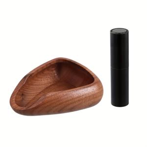 TEMU 커피콩 도징 컵 & RDT 스프레이 병 세트, 사펠레 우드 액세서리 키트 (정전기 감소 기능), 커피/차용 계량 트레이 포함