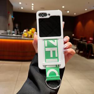 TEMU 삼성 Z Flip7 FE 호환 손목 밴드 휴대폰 케이스 초슬림 접이식 flip6/5/4/3 방수 스타일리시 보호 커버 갤럭시 Z Flip6 접이식 스크린 휴대폰 케이스 zflipl 손목 스트랩 링 버클 보호 매트 베이지 느낌 하드 쉘, 슬림 플립 커버, 디자인, 소재,내구성 있는 케이스,모바일 액세서리 애호가,기술 애호가|핸드폰스트랩