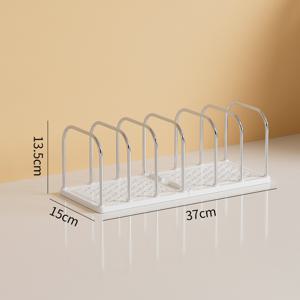 TEMU 파리다비오 1개 조절 가능한 스테인리스 스틸 책꽂이, 미끄럼 방지 베이스 - 사무실, 기숙사 및 가정용 책상에 완벽한 현대적인 데스크탑 정리대, 파일 및 책 보관용