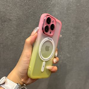 TEMU 아이폰 11 12 13 프로 맥스 플러스용 럭셔리 매트 무선 충전 케이스, 반투명 아크릴 쇼크프루프 커버, 카메라 렌즈 보호