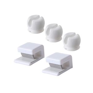 TEMU 벽걸이 칫솔 & 치약 홀더 5개 세트 - 드릴 없이 설치 가능, 공간 절약형 욕실 정리함, 내구성 있는 플라스틱, 칫솔, 튜브 보관용, 샤워, 욕조, 작은 욕실에 적합 (청소 쉬움) - 선물로 이상적