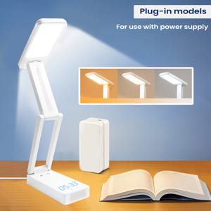 TEMU 휴대용 LED 테이블 램프 - 초소형, 접이식, 조절 가능한 밝기, 180도 회전, C타입 고속 충전, 가정/사무실/여행용 다목적 - 그레이, 홈 라이트닝, 독서등, 접이식 디자인, 슬림한 형태, 가벼운 무게, 내구성 있는 구조, 가정 사용자 및 직장인