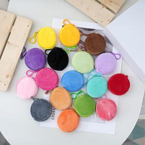 TEMU 12개 미니 동전 파우치 - 컬러풀 폴리에스터 지퍼 파우치 키체인 포함, 세탁기 사용 가능, 프린트 없는 디자인, 여성용 가방 및 액세서리 캐주얼 스타일, 동전 보관 파우치|생동감 있는 지퍼 파우치|지퍼 파우치