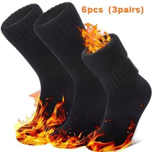 TEMU 2/6개 여성용 스키 보온화 안감 - 초극세사, 겨울철 추위에 강한 크루형, 탄력 있는 골지 포켓 (혼합색상 & 블랙), 익스트림 아웃도어 스포츠