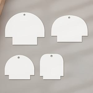 TEMU 4개 재사용 가능한 투명 아크릴 쉘 지퍼 백 만들기 템플릿, 쉘 패턴 T 바느질 몰드, 수제 그림 및 휴일 생일 선물 장식에 적합, 내구성 있는 몰드 도구, 가방 만들기 액세서리, DIY 오간 수공예 도구, DIY 오간 생물 업그레이드용 공예 도구