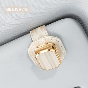 TEMU 고품질 모조 PU 가죽 자동차 선바이저 클립, 강력한 안경 홀더, 차량 내부에 적합, 대부분의 사이즈에 맞는 원사이즈, 대시보드 및 센터 콘솔 보관용 선바이저 액세서리