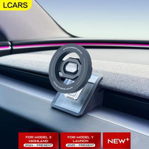 TEMU LCARS 차량용 휴대폰 홀더, 테슬라 2024 모델 3 , 2025 모델 Y 런치 전용 내비게이션 마운트 - 진동 방지 및 흔들림 방지 베이스, 자석 흡착 헤드 포함, 모든 휴대폰 호환, 대시보드 마운트,운전 액세서리,모던 마운트,조절 가능한 스탠드,자석 부착,자동차 액세서리,폰 크래들,일상 출퇴근자,테슬라 소유자들