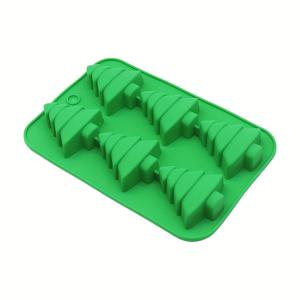 TEMU 1개 BPA 프리 실리콘 크리스마스 트리 몰드 - 내열성 강화 (최대 356°F) 논스틱 DIY, 캔들 & 비누 몰드, 홈메이드 왁스, 레진 공예, 파이, 케이크용 - 다목적 사용 (그린 콘 모양), 문케이크 몰드, 크리스마스 몰드, 퐁당 몰드, 캔디 몰드, 쿠키 몰드