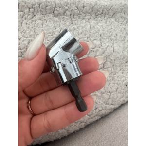 TEMU 105도 회전 드라이버 어댑터 (플렉시블 샤프트 포함) - 고강도 금속 구조, 인체공학적 핸들 & 정밀 나사, 너트, 볼트용 각도 조절 가능 - 전동 드릴, 드라이버, 렌치, 나사 드라이버 호환