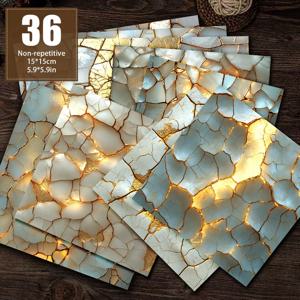 TEMU 36개의 독특한 골드 크랙 글로시 추상 아트 배경 스크랩북 용지, 수제 공예, 카드 제작, 레트로 저널 & 선물 포장용 장식 재료, 스크랩북 용품, 창의적인 공예, 우아한 디자인, 고품질 용지, diy, 빈티지종이, 빈티지 배경지, 빈티지 다꾸, 다꾸 배경지, 미니어처도안지