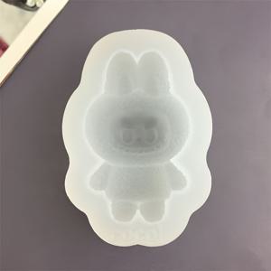 TEMU 표정, 코, 입, 귀가 생생한 1구 3D 토끼 몬스터 몰드 - 사실적인 얼굴 & 포즈 조절 가능 디자인, 플라스터, 양초, 비누, 레진 공예용 재사용 가능한 실리콘 몰드 - 정밀 캐스팅, 부드러운 모서리, 쉬운 분리 - 폴리머 클레이 호환