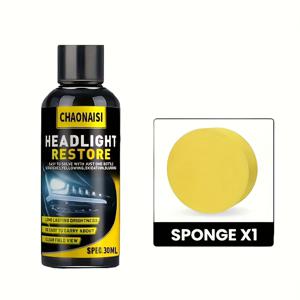 TEMU KineShineX 자동차 헤드라이트 복원 키트/수리 로션 - 무화학 성분, 흐림, 흐릿함, 황변, 균열 또는 노화된 헤드라이트 수리용 (대부분의 차량 호환)