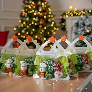 TEMU 크리스마스 추수감사절 테마 선물백 25개, 보관백, 밀봉백, 모든 행사용 재사용 가능, 축제 선물, 파티 장식, 쇼핑 보관, 선물 포장 솔루션,밀봉 보관 조직,재사용 가능한 밀봉 백,축제용 보관백,크리스마스 테마,축제 패턴,다중 장면 적응성,내구성 있는 재사용 가능한 소재,휴일 쇼핑객,파티 플