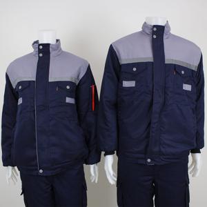 TEMU 겨울 방한 작업복 상의 누빔 패딩 점퍼 근무복 공장 동계 회사