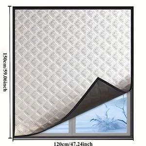 TEMU 따뜻한 겨울 커튼, 바람에 내지않고, 추위에 내지않는, 열 접합 창문 스크린, 그늘 창문, 소음 방지 (다양한 크기)