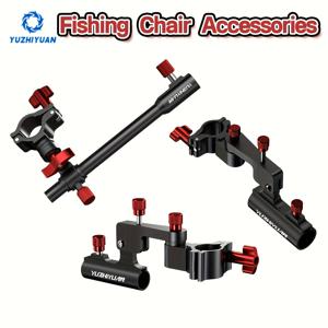 TEMU 유즈위안 낚시 의자 스탠드 세트, 회전 및 조절 가능, 장착 브래킷 포함, 미끼 트레이, 물고기 보호판, 낚싯대 홀더, 다양한 상황에 적합한 담수 낚시에 완비