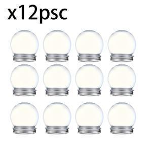 TEMU 6/12개 파티 포토 부스 소품, 할로윈 장식 스노우 글로브 오프 뚜껑 DIY 크리스마스 장식 투명 라운드 병, 휴가 홈 & 테이블탑 축제 선물, 크리스마스 장식 야외, 할로윈 홈 데코, 축제 장식, DIY 공예, 스노우 글로브 디자인, 가벼운 소재, 플라스틱 장식, 파티 용품, 휴가 쇼핑, 크리스마스, 새해, , 파티 이벤트를 위한 이벤트 플래너