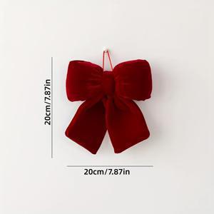 TEMU 텍스처드 3D 빅 레드 벨벳 리본, 크리스마스 트리 장식 & , 웨딩, 추수감사절, 새해, 발렌타인데이 선물 포장, 파티 장식, 장식, 우아한 장식, 장식용 리본, 소프트 벨벳, 고품질 리본, 리본, 이벤트 플래너, 축제 장식품,장식 액센트,스타일리시한 장식,내구성 있는 소재, 원단,축제용 리본,선물 주는 사람들,휴일 쇼핑객