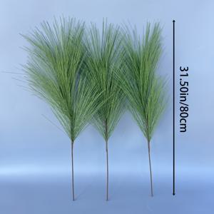 TEMU 3pcs 인공 소나무 가지 - 크리스마스, 추수감사절, 할로윈, 졸업 및 더 많은 것에 사용되는 녹색 솔 잎 - 실내/실외 장식, 테이블 아라님 및 파티 장식에 이상적 - 자연스러운 외관을 제공하는 내구성 있는 플라스틱, 크리스마스 장식 | 자연스러운 외관을 제공하는 내구성 있는 플라스틱, 크리스마스 장식