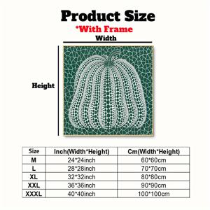 TEMU 1pc 금속 프레임 노르딕 그린 & 화이트 파파야 캔버스 벽 미술 - 대형 크기, 현대적 & 클래식 스타일, 할로윈, 추수감사절, 크리스마스, , 어머니의 날, 졸업 선물, 사무실, 호텔, 카페, 바, 빌라 장식, 실내/실외 사용, 실내 벽 장식 | 현대 벽 미술 | 금속 프레임 미술, 벽 장식
