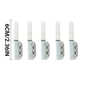 TEMU 낚시 입질 표시기, 색상 변경 로드 팁 라이트, 5개 세트, 바다 낚시, 플라이 낚시 및 스피닝 로드에 적합, 낚시 장비, 낚시 액세서리, 낚시 장비, 배터리 없음|낚시대