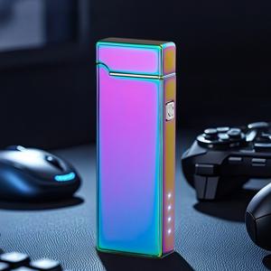 TEMU USB-C 충전식 방풍 플라즈마 듀얼아크 전자 라이터 - 캠핑 및 바베큐 생존 세트, 비상 구조 기능, 불꽃 없고 연기 없는 디자인, 아빠, 남자친구, 남편을 위한 최고의 선물