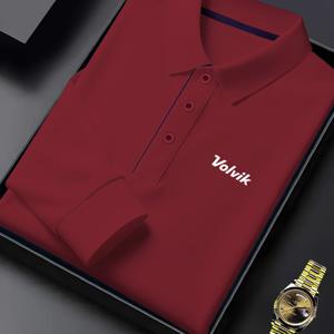 TEMU 남성용 Volvik 프린트 긴팔 셔츠 - 통기성 좋은 스트레치 원단, 클래식 칼라 & 버튼업, 올 시즌 편안함, 레귤러 핏 캐주얼 & 포멀 웨어, 다용도 의류, 기하학적 패턴, 편안한 소재, 스타일리시한 남성