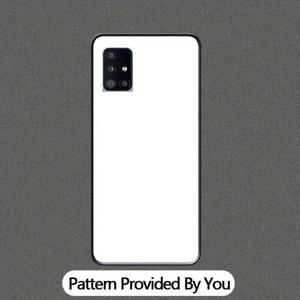 TEMU 삼성 갤럭시 A 쿼텀/쿼텀 2용 패션 스타일 사진 패턴 맞춤형 폰 케이스, 거울 마감 유기유리 케이스, 블랙 프로스티드 소프트 보더 보호 케이스