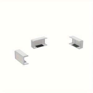 TEMU 책상 아래 노트북 스탠드 & 태블릿 정리대 - 접착식 및 나사 장착, 내구성 있는 플라스틱 공간 절약형 키보드, 라우터, 모뎀, 케이블 박스, 네트워크 스위치 보관함 - 전원 불필요, 노트북 홀더, 깔끔한 작업공간, 미니멀 디자인, 견고한 구조, 컴팩트 설계, 사무실 전문가용, 책상 & 서랍 정리함