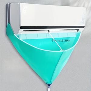 TEMU 방수 커버, 비전기 배수 가방이 있는 에어컨 청소 키트, 실내 및 실외 에어컨 유닛 유지 보수용|실외기없는에어컨